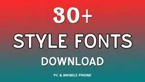 30+ English Style Fonts Download - Gaming State
