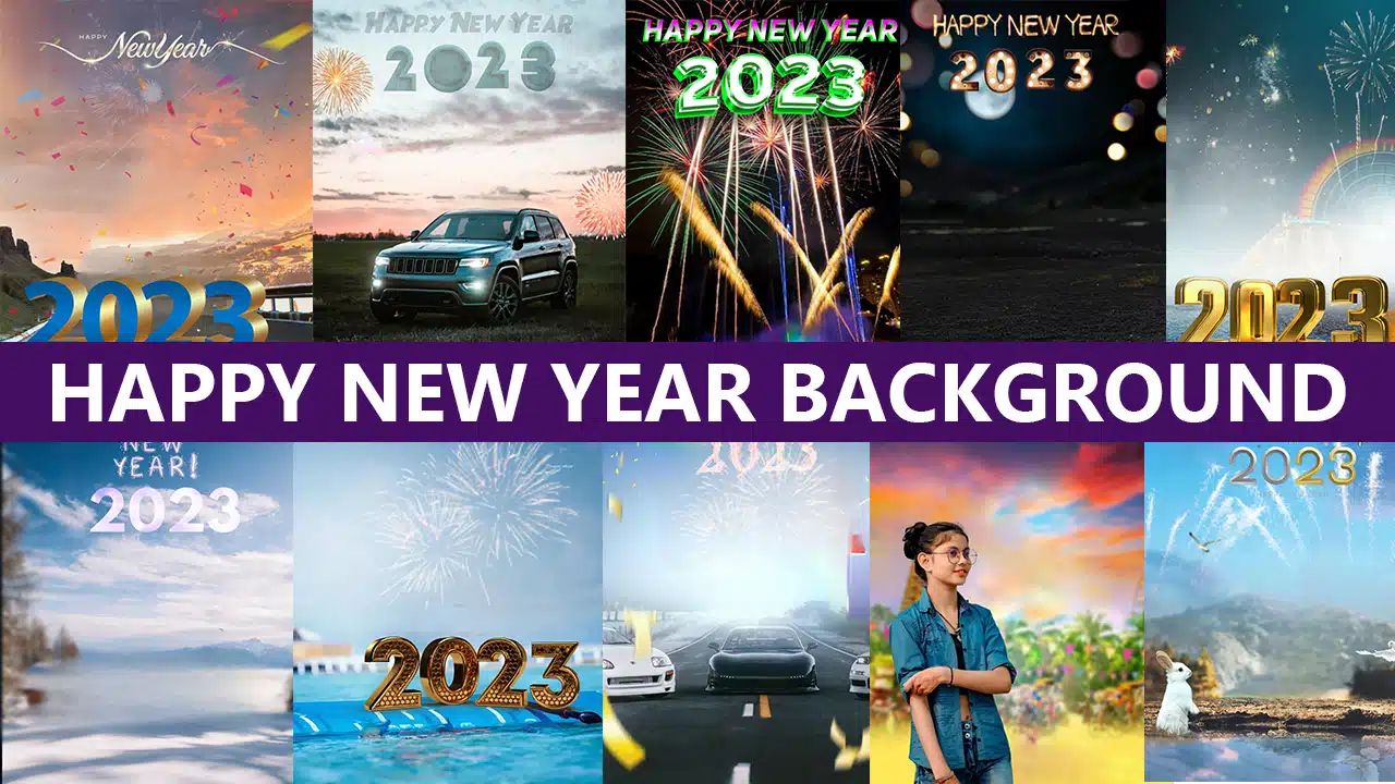 Happy New Year Top 2023 Backgrounds for Photo Editing to Download - Gaming  State