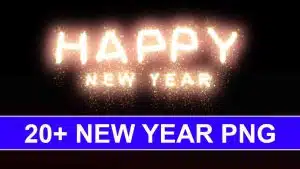 Happy New Year 2023 PNG | 2023 Text PNG Download