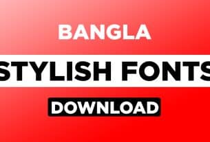 bangla stylish font free download